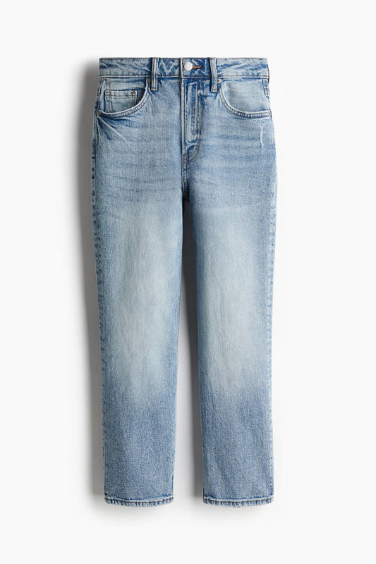 H&M Slim Straight High Ankle Jeans - Gomix Brands Outlet