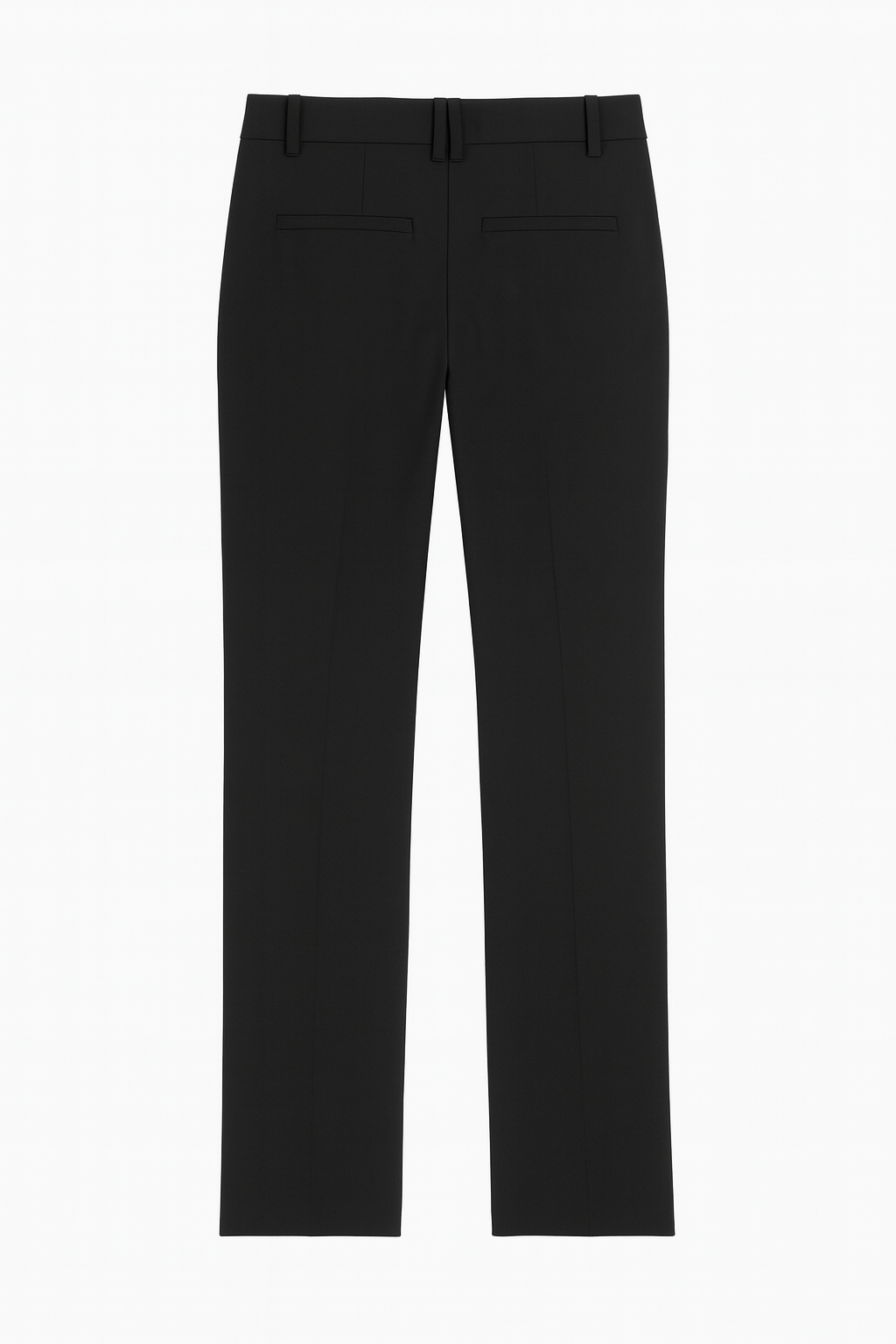 Bamans Straight-Leg Black Pants