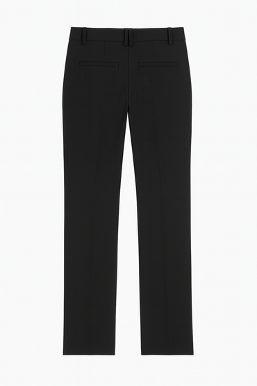 Bamans Straight-Leg Black Pants