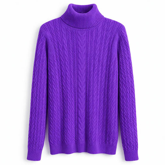 Lands' End Women's Cotton Turtleneck Sweater - Gomix Brands Outlet