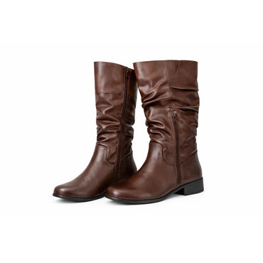 East 5th Women's Memory Foam Slouch Pull-On Boots - Gomix Brands Outlet