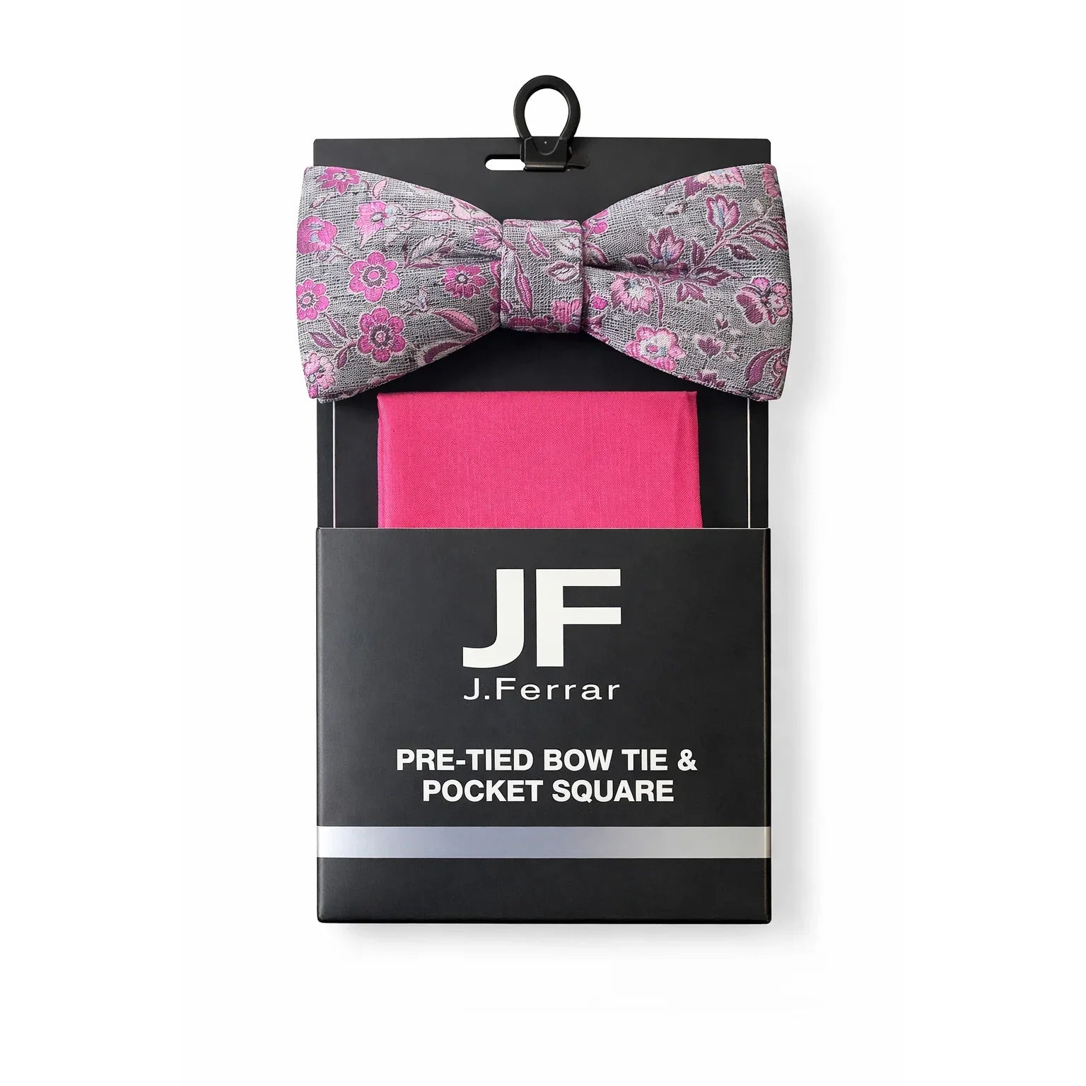 J.F FERRAR PRE-TIED BOW TIE AND POCKET SQUARE - Gomix Brands Outlet