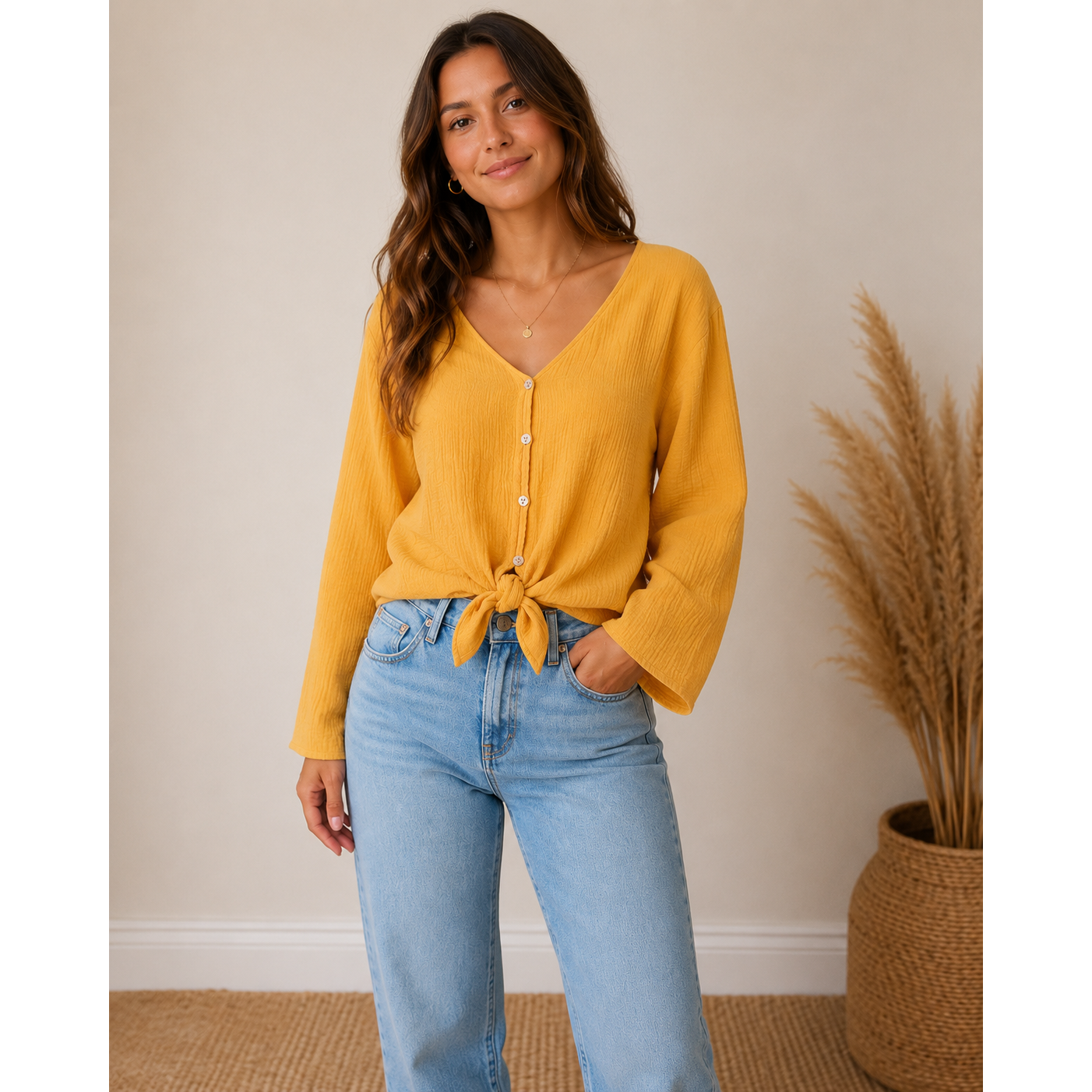 esmara Women's Cotton Muslin Blouse