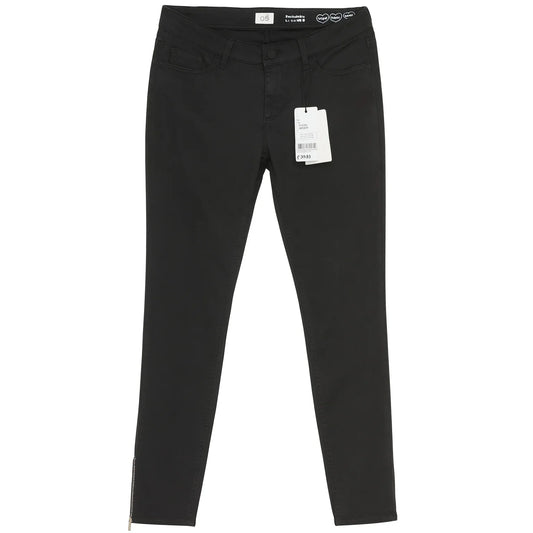 Q/S Women's Black Skinny Fit Denim Jeans with Zipper - Gomix Brands Outlet