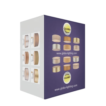 Globo Decorative Brown Textile Ceiling Lamp for Living Room - Gomix Brands Outlet