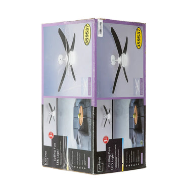 livarno Melton White Ceiling Fan with Light and Remote - Gomix Brands Outlet