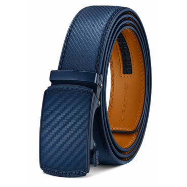 BULLIANT Adjustable Slide Ratchet Leather Belt for Men