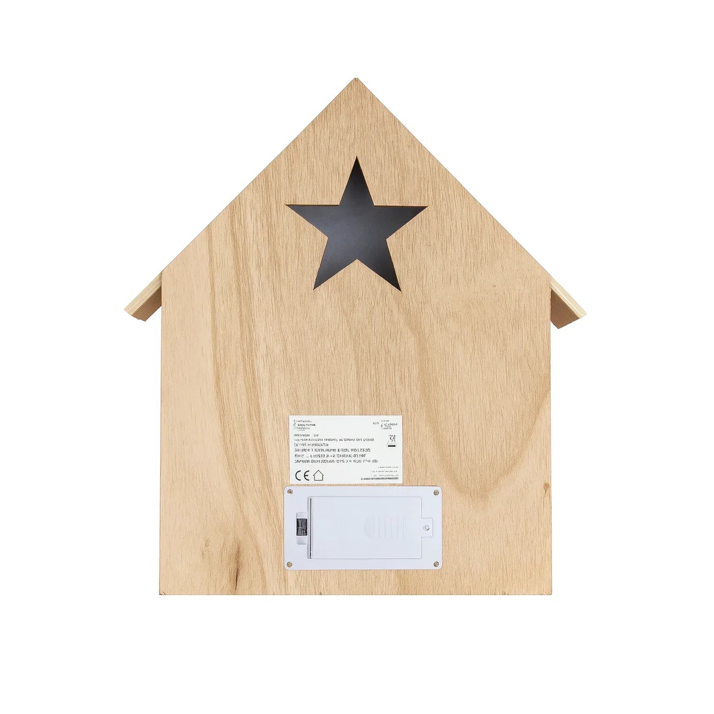 Charming Wooden LED House Decoration with Warm Lights for Festive Home Decor - Gomix Brands Outlet