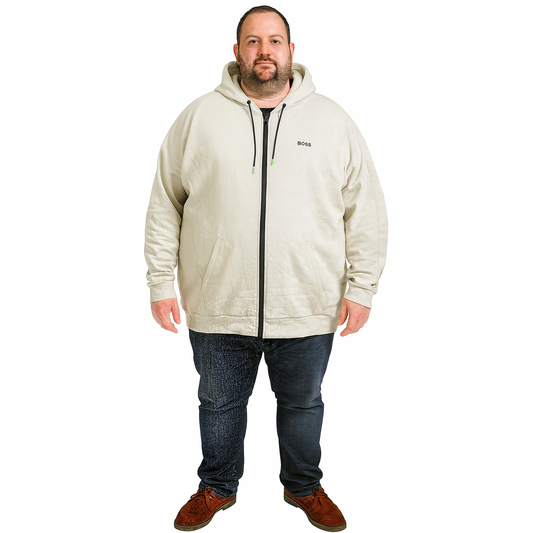 BOSS Men's Premium Cotton Blend Full Zip Tracksuit Set for Active Lifestyle