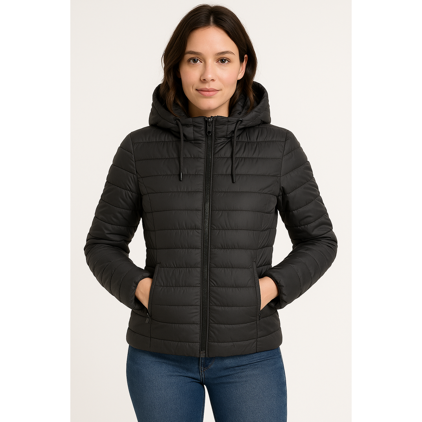 ONLY BLACK PUFFER JACKET