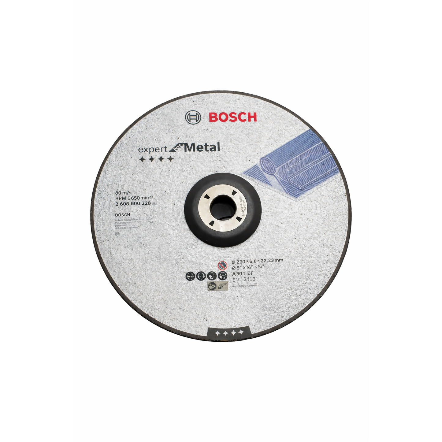BOSCH Expert for Metal A 30 S BF Depressed Centre Cutting Disc for Steel 230mm