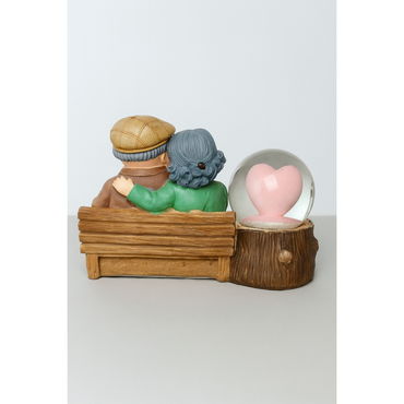 Enchanting Musical LED Snow Globe Figurine - Sparkling Festive Home Decor