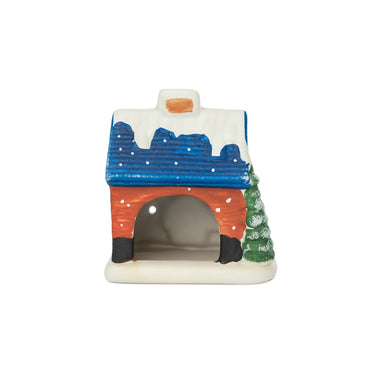 Ceramic Christmas House Decoration for tea light - Gomix Brands Outlet