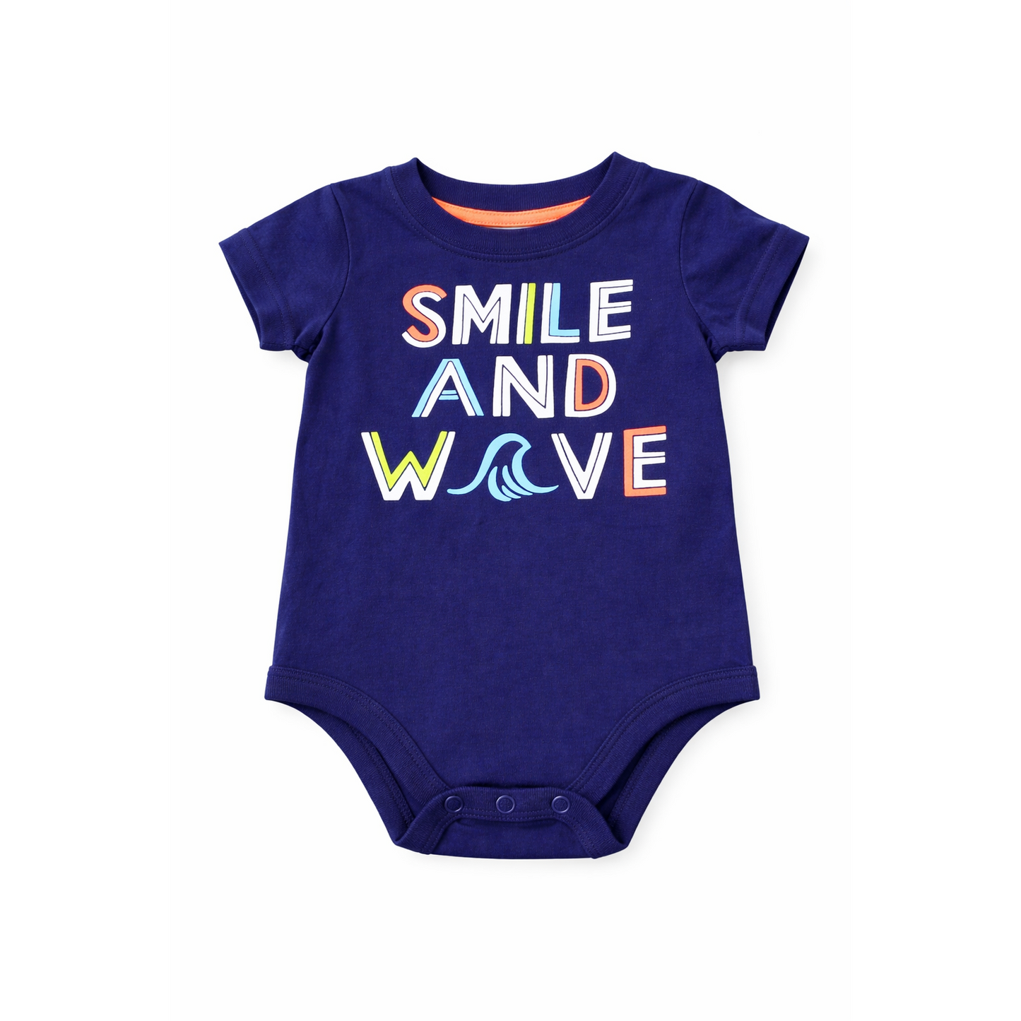 Okie Dokie Baby Bodysuit One-Piece - Navy Blue