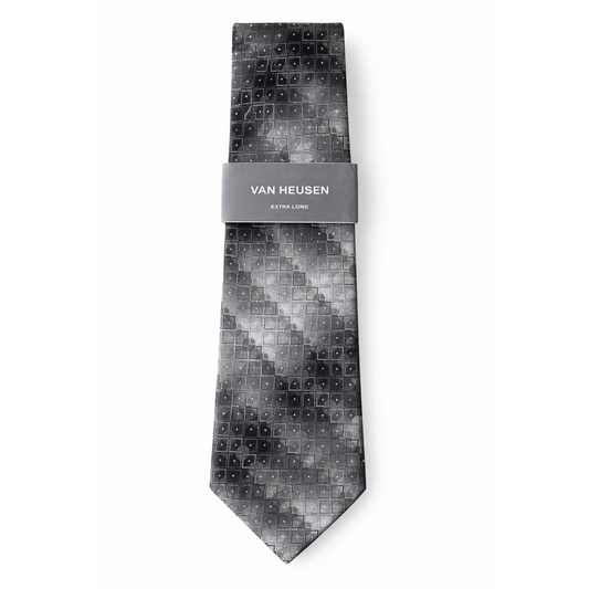 Van Heusen Geometric Extra Long Tie