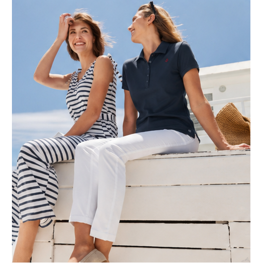 ESMARA® Women's Cotton Polo Shirt