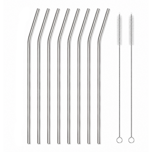 LIVARNO Reusable Stainless Steel Straws