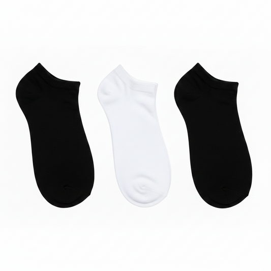Socks Comfortable Men's Cotton Footwear (Pack of 3)