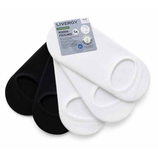 Livergy Socks 5-Pack Comfortable Men's Cotton Footwear