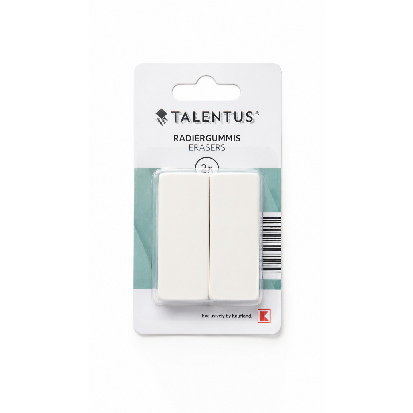 Talentus 2x Radiergummis Erasers