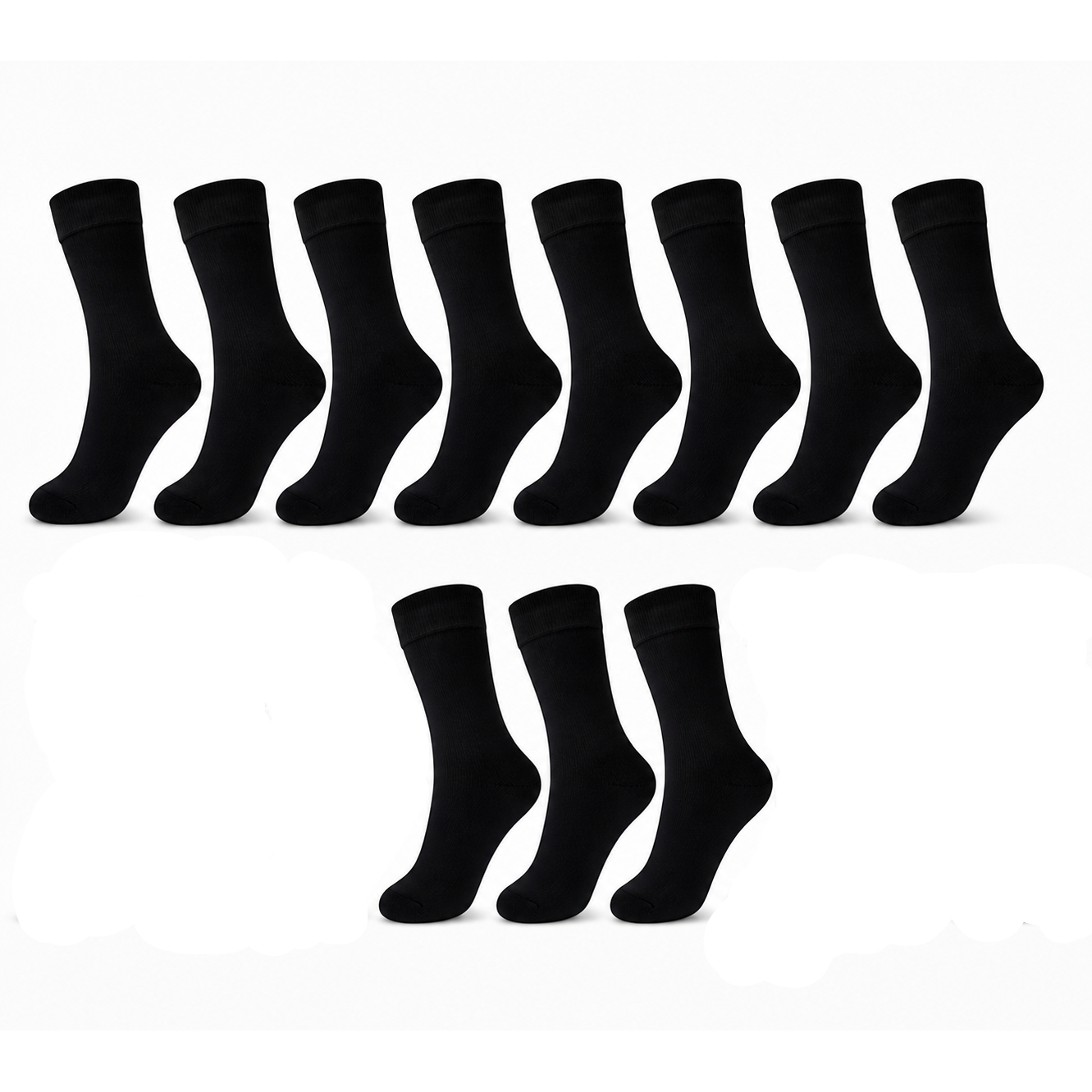 Esmara Women's Black Socks – 11 Pairs