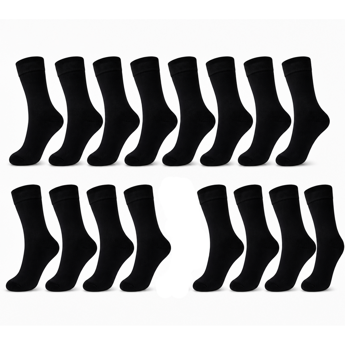Esmara Women's Black Socks – 16 Pairs