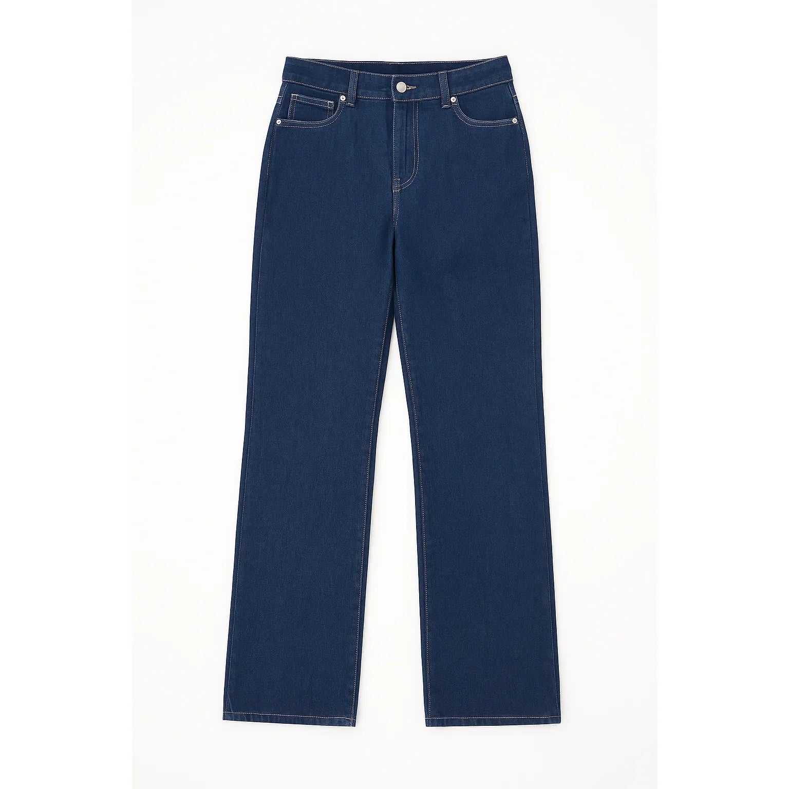 H&M Women's Dark Straight Blue Denim Jeans - Gomix Brands Outlet