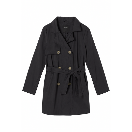 Name it Girls' Stylish Classic Trench Coat with Belted Waist