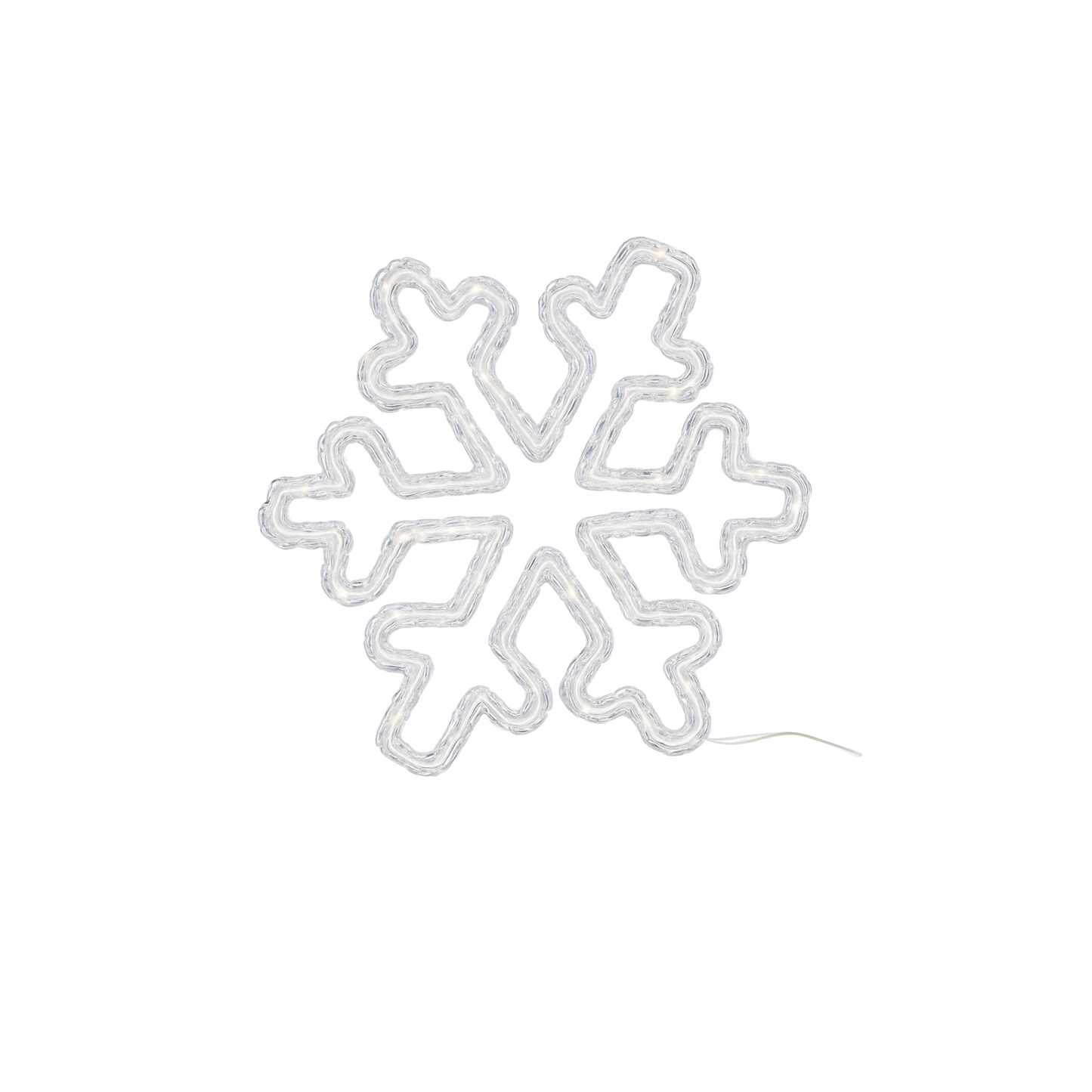 LIVARNO Home Festive 3D LED Light Figure Snowflake: Blinking & Steady Illumination
