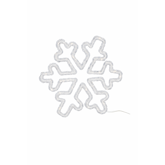 LIVARNO Home Festive 3D LED Light Figure Snowflake: Blinking & Steady Illumination