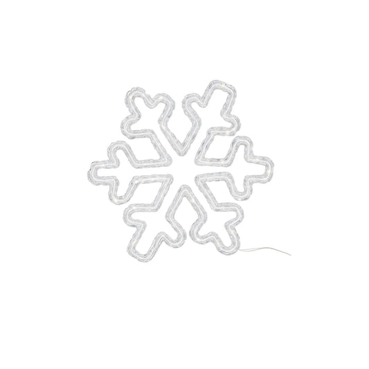 LIVARNO Home Festive 3D LED Light Figure Snowflake: Blinking & Steady Illumination - Gomix Brands Outlet
