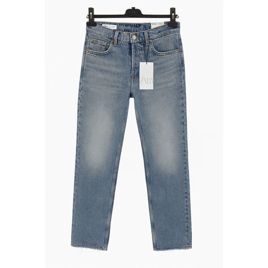 Zara Women's Light Wash Wide-Leg Mid Rise Jeans Size 36 - Gomix Brands Outlet