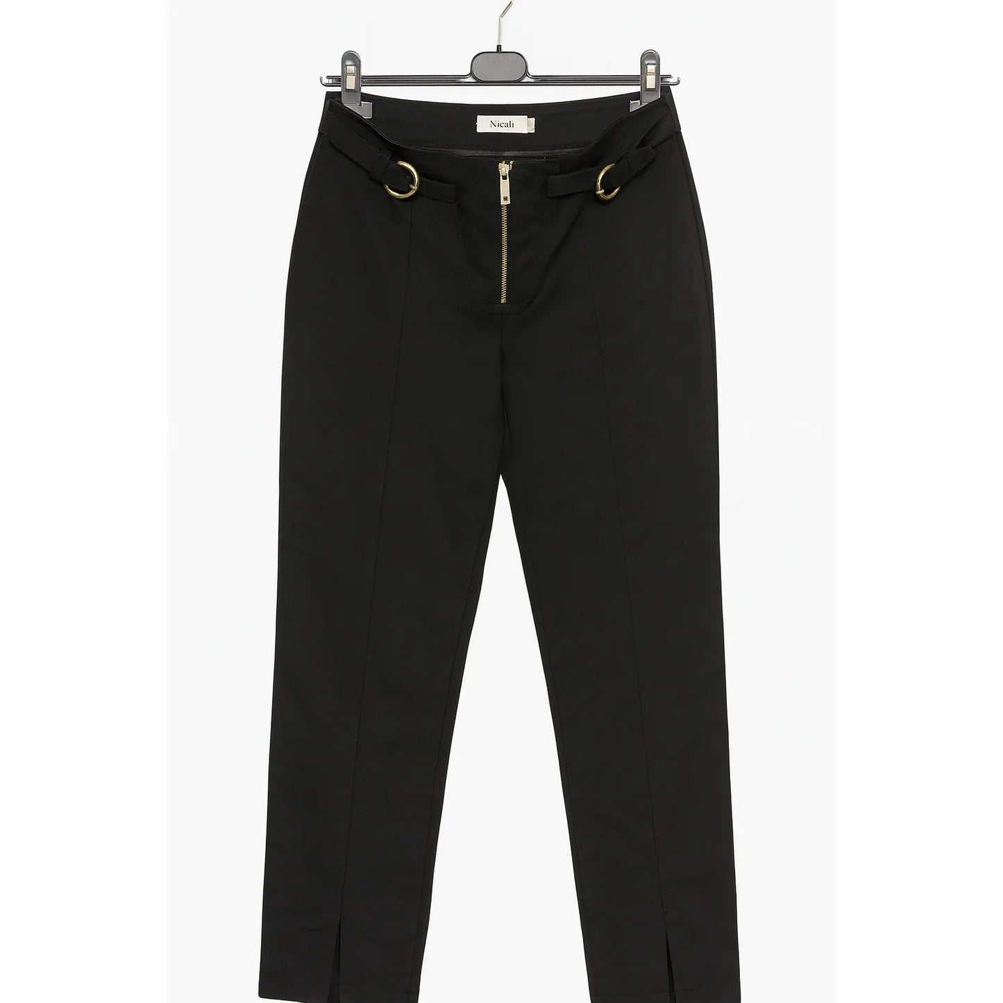 Nicoli black slim-fit pants size38 - Gomix Brands Outlet