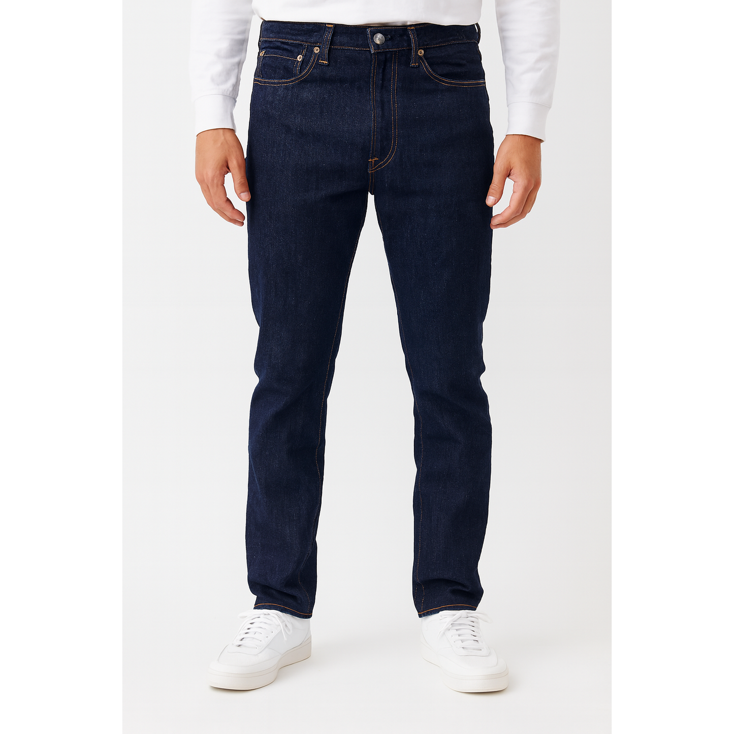 Levi's 510 Men's Straight Navy Denim Jeans Size 32