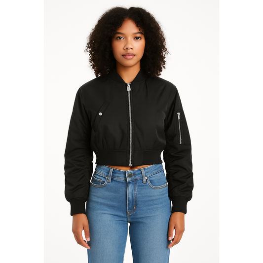 E SPIRIT CROPPED JACKET
