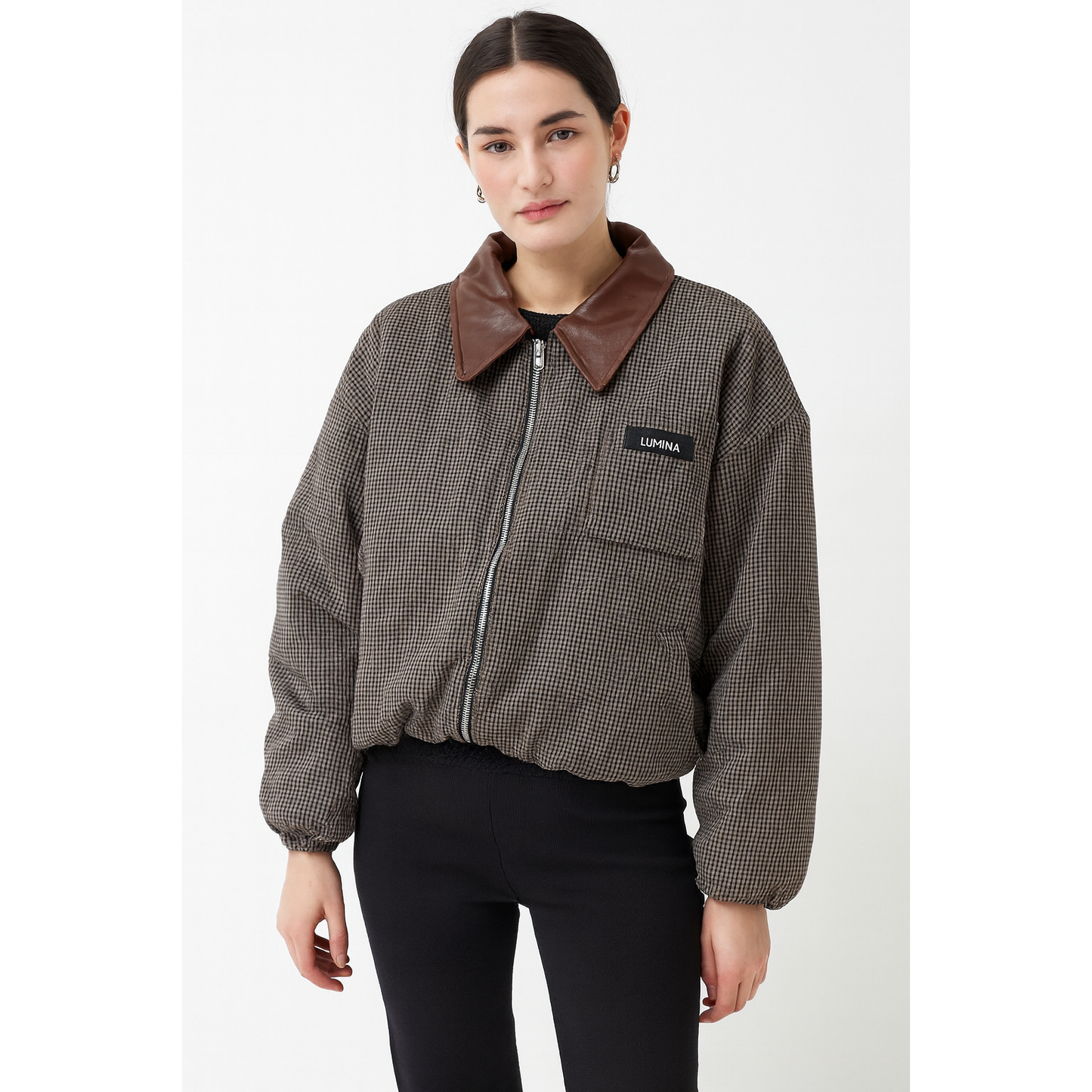 LUMINA JACKET BROWN MEDUIM