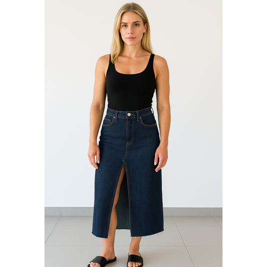 ZARA DARKBLUE SKIRT