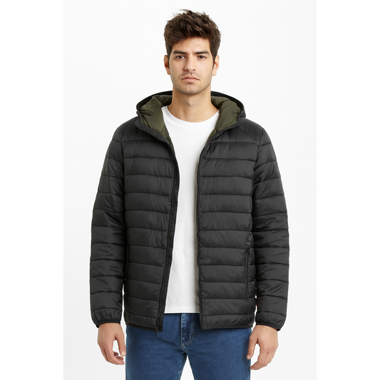 LEVIS GREEN AND BLACK JACKET LARGE