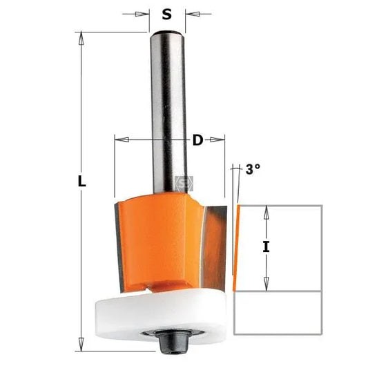 ITP 907 Solid Carbide Spiral Flush Trim Router Bit for Woodworking - Gomix Brands Outlet