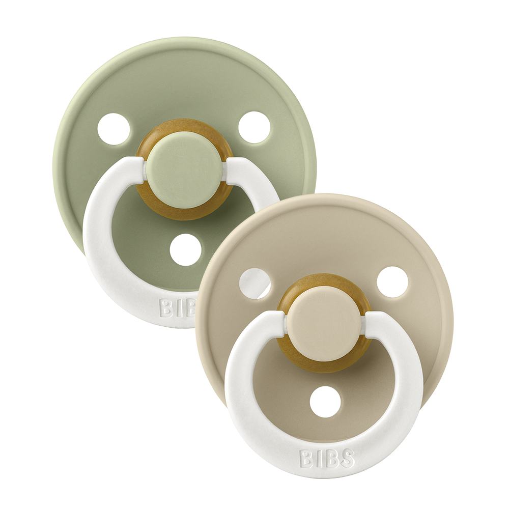 Nighttime Soothing Pacifier Set: Glow-in-the-Dark, Round Nipple, 2-Pack for Babies