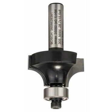 Bosch Professional Carbide Concave Radius Router Bit, 8mm Shank, Wood Edge Rounding