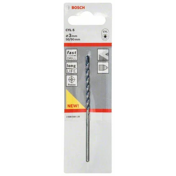 Bosch CYL-5 Long-Life Carbide Concrete Drill Bit with Diamond-Ground Edges - Gomix Brands Outlet