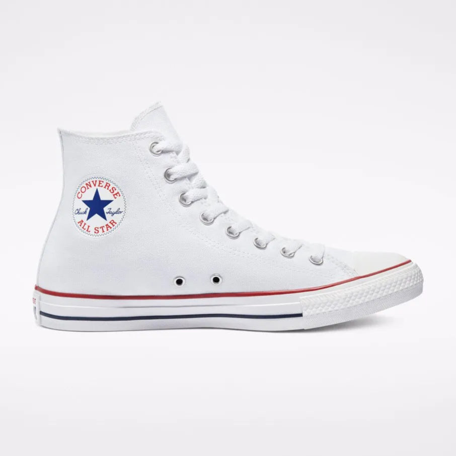Converse Chuck Taylor All Star Hi-Top Canvas Trainers in Classic White