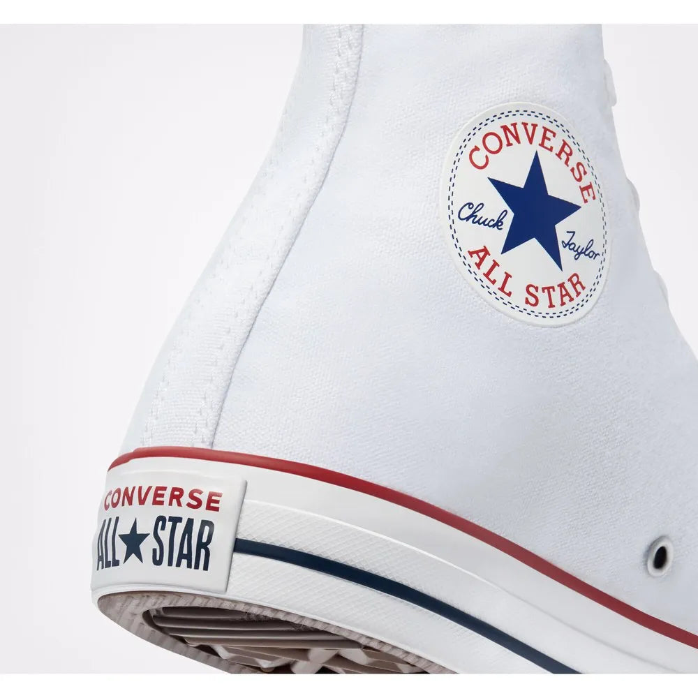 Converse Chuck Taylor All Star Hi-Top Canvas Trainers in Classic White