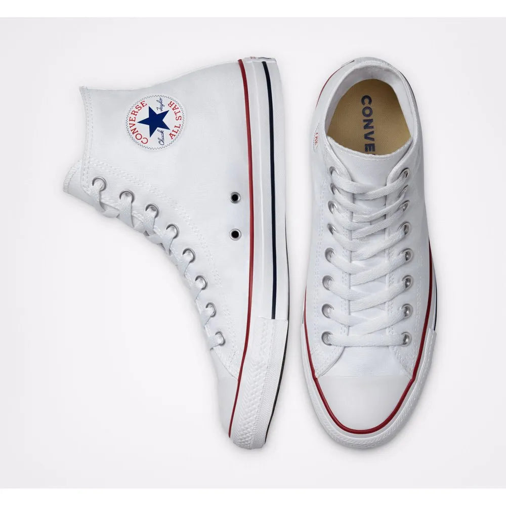 Converse Chuck Taylor All Star Hi-Top Canvas Trainers in Classic White