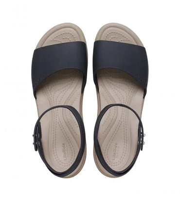 Crocs Brooklyn Ankle Strap Wedge Sandals - LiteRide Comfort - Gomix Brands Outlet