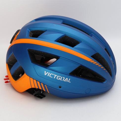VICTGOAL Men's Mountain Bike Helmet with LED Rear Light and Adjustable Fit