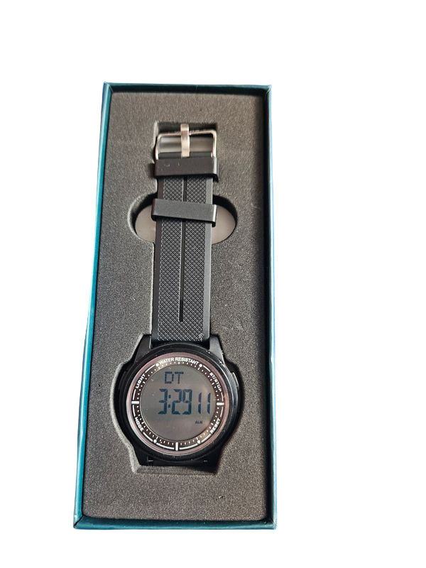 Durable Waterproof Digital Sports Watch with Backlight Feature