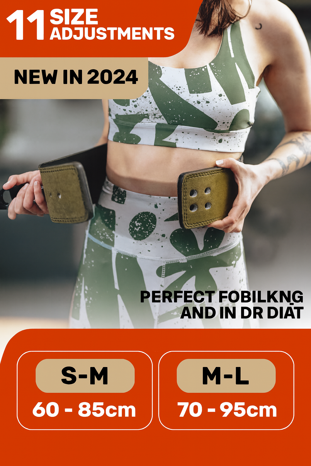 Everleven Premium Real Leather Weightlifting Belt for Men and Women