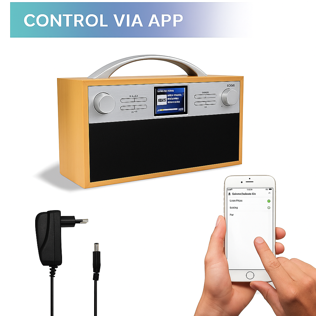 Xoro DAB 250IR WLAN Radio with DAB+, FM, Bluetooth, Spotify